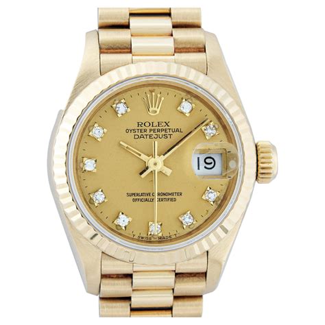 rolex datejust 18 karet